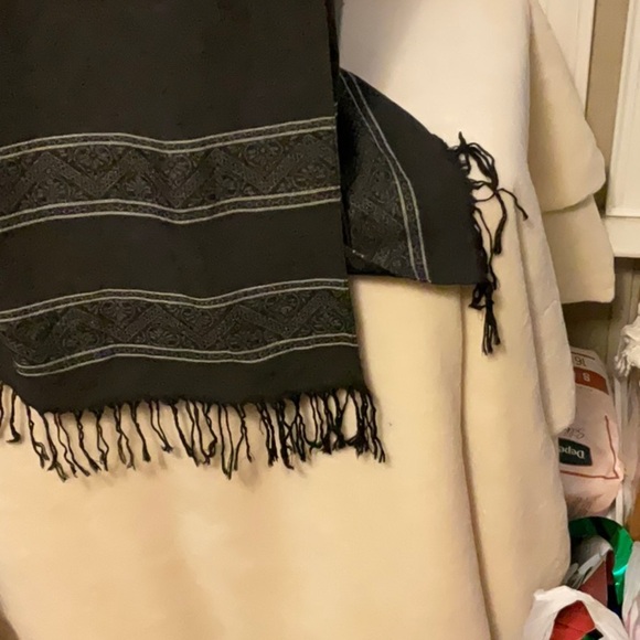 Talbots Black Asymmetrical Sheath Dress V-Neck Sleeveless - Picture 5 of 11